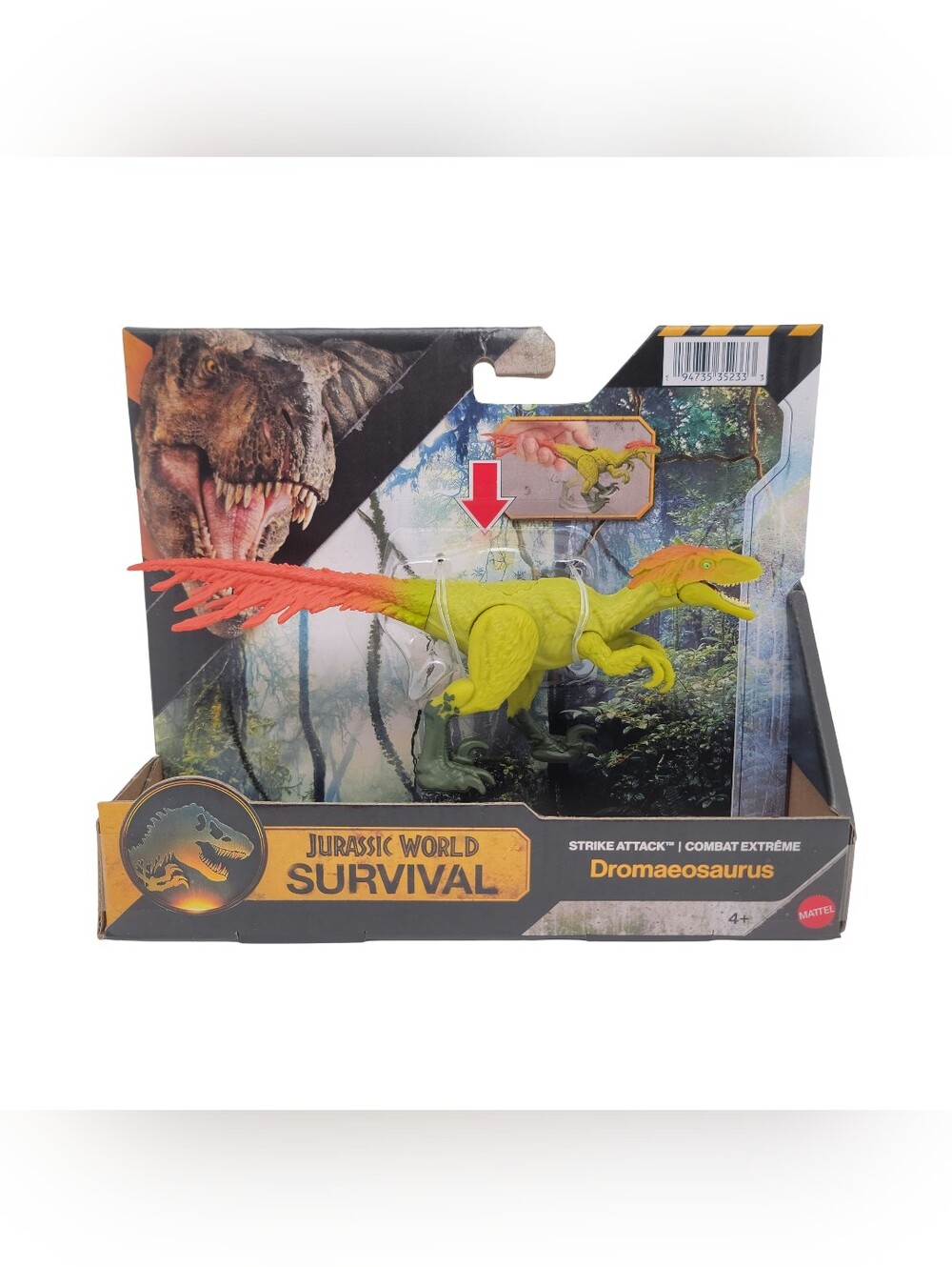 Jurassic World Survival Strike Attack Dromaeosaurus Action Figure